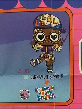 L.O.L. Surprise! Cinnamon Sparkle Doll - purple, pink, blue, white, brown